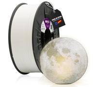 WINKLE Filamento PLA HD 1.75mm Blanco Fantasma 1kg, Filamento Impresora 3D