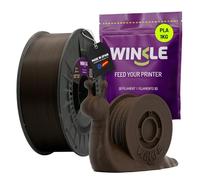 WINKLE Filamento PLA HD Marrón Ébano 1.75mm 1kg, Filamento Impresora 3D | Compatible con Todas las Impresoras 3D, Precisión Dimensional +/- 0.03mm, Fabricado en España