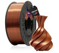 WINKLE Filamento PLA Silk (Seda) Cobre Antiguo | Filamento Impresora 3D | Filamento PLA 1,75mm 1kg | PLA Cobre | Acabado Suave y Sedoso | Precisión Dimensional | Bobina 1kg