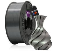 WINKLE Filamento PLA Silk (Seda) Plata Mercurio 1.75mm 1kg, Impresora 3D