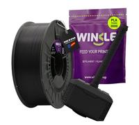 WINKLE Filamento PLA Tough 1.75mm Negro 300g, Filamento Impresora 3D | Filamento PLA Resistente, Dureza y Super Tenacidad, Fabricado en España, Precisión Dimensional +/- 0.05mm, Bobina 300g