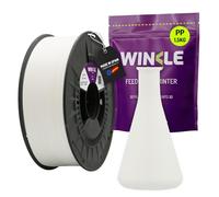 WINKLE Filamento PP (Polipropileno) Blanco | Filamento Impresora 3D | Filamento 1.75mm 1.5kg | PP Blanco | Alta Resistencia al Impacto | Bobina 1.5kg