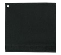 Winkler Toalla de Manos con Ojal Curl Negro 50x50 cm