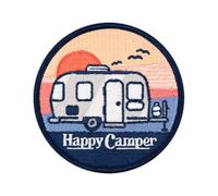Winks For Days Happy Camper Travel Trailer Embroidered IronOn Patch