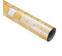 Winlaovate Adhesivo de pared autoadhesivo para cocina, resistente al aceite, 45 x 200 cm, PET + película de aluminio, resistente al calor hasta 180 °C, exterior lavable (amarillo)