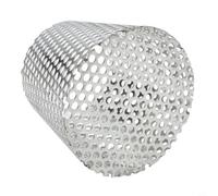 Winlaovate Filtro de drenaje lateral de acero inoxidable 304 para cubierta de drenaje de canalón de techo, protector de tubería de drenaje de jardín, balcón y rejilla de drenaje de piso de piscina