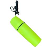 WinldMonmo Portabotellas impermeable amarillo con cordón, caja seca flotante para kayak, canoa, barco, buceo y esnórquel, funda de plástico hermética con gancho y junta tórica para uso en exteriores