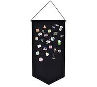 Winmany Broche para colgar en la pared, caja de almacenamiento de joyas, soporte de exhibición de lienzo con esmalte Colección de Soportes para Banners Organizador