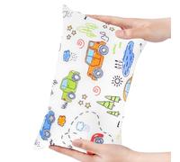 Winmany Cojín pequeño 28 x 18 cm extraíble lavable estampado Mini-cojín para bebé, niños pequeños, mascotas, viajes, soporte para el cuello, la zona lumbar y las rodillas
