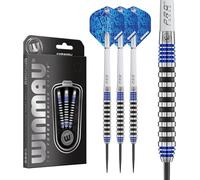 WINMAU Advance 500 Series Blue 22g Steel Tip Darts Set Dardos, Unisex, Azul, 22 g