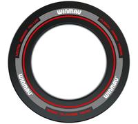 WINMAU Anillo envolvente para tablero de dardos, color negro y rojo, protector de pared para tablero de dardos