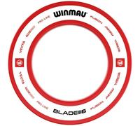 WINMAU Anillo envolvente para tablero de dardos Pro Line 1.0 y 2.0 rojo, azul, negro y blanco, protector de pared