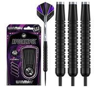 WINMAU Apocalypse Set de Dardos de Punta de Acero de Latón 21 Gramos con Prism Alpha Vuelos and Prism Force Ejes (Tallos)