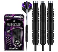 WINMAU Apocalypse Set de Dardos de Punta de Acero de Latón 25 Gramos con Prism Alpha Vuelos and Prism Force Ejes (Tallos)