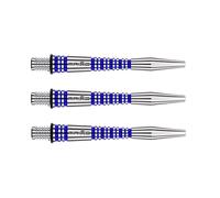 WINMAU Caña de dardos Triad RX de aluminio, 1 juego por paquete (3 ejes de dardos en total), accesorios profesionales para dardos - Cañas cortas azules