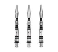 WINMAU Caña de dardos Triad RX de aluminio, 1 juego por paquete (3 ejes de dardos en total), accesorios profesionales para dardos - Cañas medianas negras