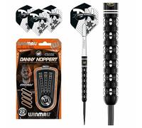 WINMAU Danny Noppert Freeze Edition 24 Gramo Profesional Acero propina Tungsteno Dardos con Vuelos y Tallos (Ejes)