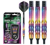 WINMAU Dardos Simon Whitlock Rainbow 90% Tungsten Darts Punta Plástico 20 g