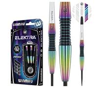 WINMAU Elektra 22 Gramo Dardos de tungsteno con Prism vuelos y Vecta Ejes (Tallos de dardo)