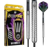 WINMAU Foxfire Dardos de tungsteno - Disponibles en 21, 22, 23, 24, 25, 26 y 28 Gramos, con Plumas y Ejes Prism.