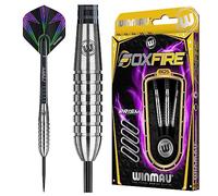 WINMAU Foxfire Dardos de tungsteno - Disponibles en 21, 22, 23, 24, 25, 26 y 28 Gramos, con Plumas y Ejes Prism.