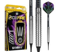 WINMAU Foxfire Set de Dardos de tungsteno Softip 20 Gramos con con Vuelos and Ejes (Tallos)