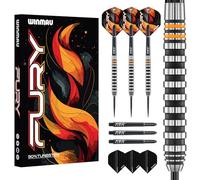 WINMAU Fury 28 Gramo Dardos de tungsteno con Prism vuelos y Vecta Ejes (Tallos de dardo)