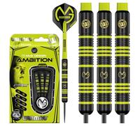 WINMAU Michael Van Gerwen MvG Ambition 24 Gramo Dardos de Latón con Prism vuelos y Ejes (Tallos de dardo)
