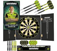 WINMAU Michael Van Gerwen MvG Sets Disponibles con dianas, gabinetes, envolventes, Dardos y Accesorios