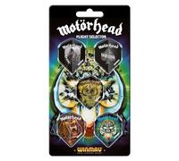 WINMAU Motorhead Darts - Selector de vuelo, 5 juegos por tarjeta (15 dardos en total)