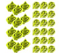 WINMAU MvG Michael Van Gerwen Mega Standard Green Dart Flights - 10 juegos por paquete (30 dardos en total)