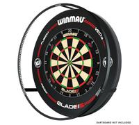 WINMAU Paquete de luz para diana de plasma - Luz negra de 360 grados con borde negro Pro Line