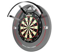 WINMAU Polaris Luz de Dardos - Diseño Negro Elegante - Luz de Dardos de 120 Grados con fijación magnética - Compatible con Todos los tableros de Dardos Accesorios Profesionales para Dardos