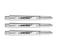 WINMAU Prism 1.0 Claro Medium Polycarbonate Tallos de Dardos - 1 Juego por Paquete (3 Ejes en Total)