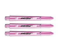 WINMAU Prism 1.0 Rosado Medium Polycarbonate Dart Stems - Tallos de Dardos - 1 Juego por Paquete (3 Ejes en Total)
