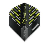 Winmau Prism Alpha Pro Player Michael Van Gerwen - Vuelos para dardos, MvG 180, 100 micras extra fuertes (1 juego)