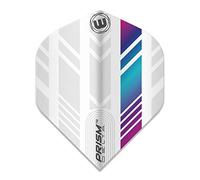 WINMAU Prism Delta Blanco y Arco Iris Vuelos Dart - 1 Juego por Paquete (3 vuelos en Total)