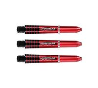 WINMAU Prism Force Roja Short Polycarbonate Tallos de Dardos - 1 Juego por Paquete (3 Ejes en Total)