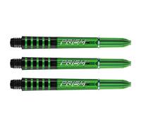WINMAU Prism Force Verde Medium Polycarbonate Tallos de Dardos - 1 Juego por Paquete (3 Ejes en Total)