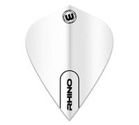 WINMAU Rhino Cometa Blanco Vuelos Dart - 1 Juego por Paquete (3 vuelos en Total)