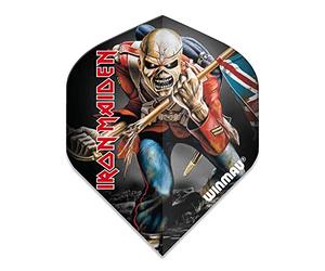 WINMAU Rock Legends Iron Maiden Trooper Rhino Extra Gruesa Vuelos de Dardos - 1 Juego por Paquete (3 vuelos en Total)