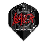 WINMAU Rock Legends Slayer Black Eagle Rhino Extra Gruesa Vuelos de Dardos - 1 Juego por Paquete (3 vuelos en Total)