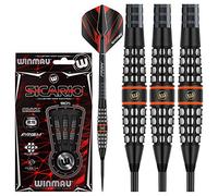 WINMAU Sicario Set de Dardos de Punta de Acero de Tungsteno 23g con Prism Vuelos and Ejes (Tallos)
