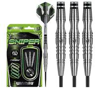 WINMAU Sniper Set de Dardos de Punta de Acero de Tungsteno 23 Gramos con Prism Alpha Vuelos and Prism Force Ejes (Tallos)