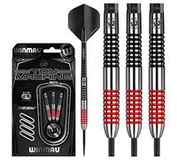 WINMAU Ton Machine Set de Dardos de Punta de Acero de Tungsteno 22 Gramos con Prism Alpha Vuelos and Prism Force Ejes (Tallos)
