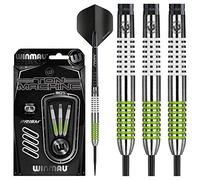 WINMAU Ton Machine Set de Dardos de Punta de Acero de Tungsteno 25 Gramos con Prism Alpha Vuelos and Prism Force Ejes (Tallos)