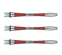 WINMAU Triad Aluminio Rojo Medio Tallos de dardo (Shafts) - 1 Juego por Paquete (3 Ejes en Total)