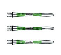 WINMAU Triad Aluminio Verde Intermedio Tallos de dardo (Shafts) - 1 Juego por Paquete (3 Ejes en Total)