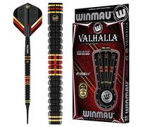 WINMAU Valhalla 20 Gramo Profesional Punta Blanda Tungsteno Dardos con Vuelos y Tallos (Ejes)