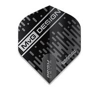 Winmau Vuelos de dardos Prism Delta Pro Player Michael Van Gerwen MvG 215, 100 micras extra fuertes (1 juego)